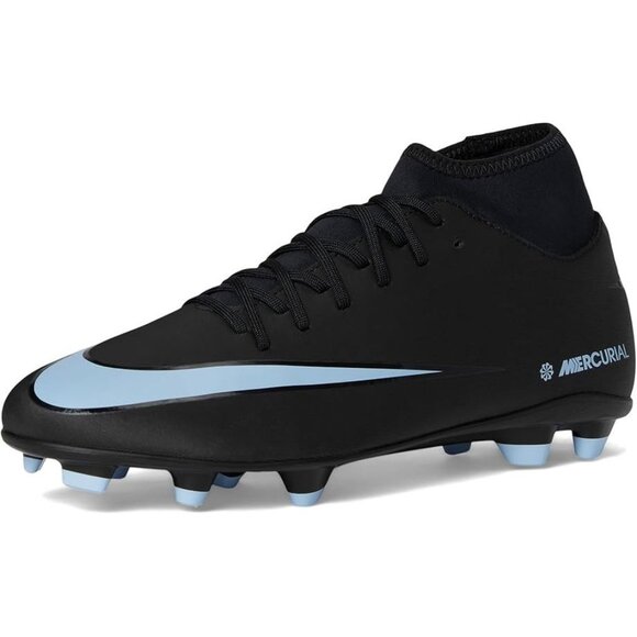 Nike Zoom Superfly 10 Club Men's Size 9.5 Black Blue Soccer Cleats - Picture 4 of 6